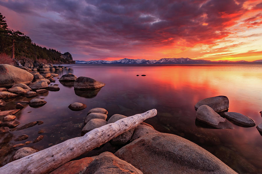 Sunset Shores of Logan Shoals Photograph by Mike Herron