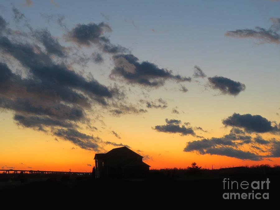 Sunset Silhouette  Photograph by Diana Rajala