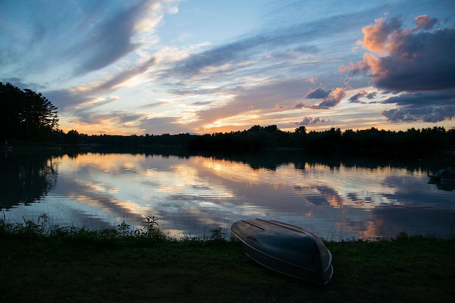 Sunset Photograph - Sunset Silver Lake by Terri Waselchuk