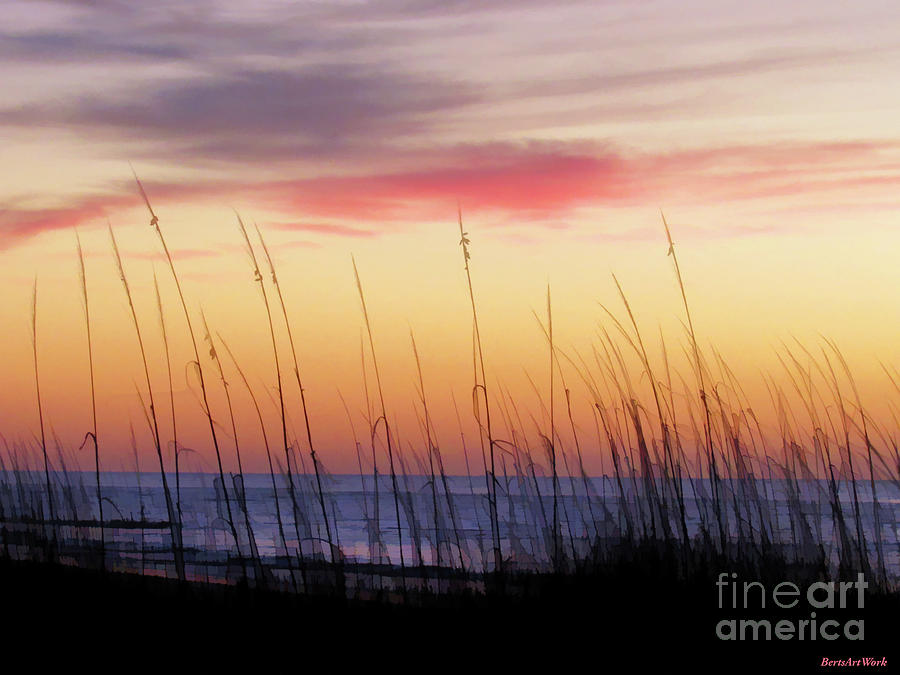 Sunset Photograph - Sunset Sky at Beach by Roberta Byram