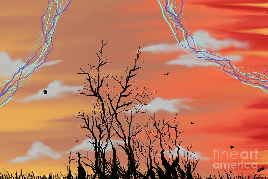 Sunset Sky Streams Digital Art by Angrulla MF Sunset Sky Streams Digital Art by Angrulla MF