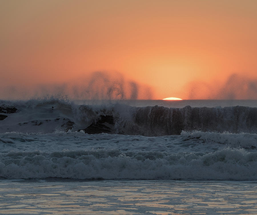 Sunset Spray Photograph by Alex Lapidus