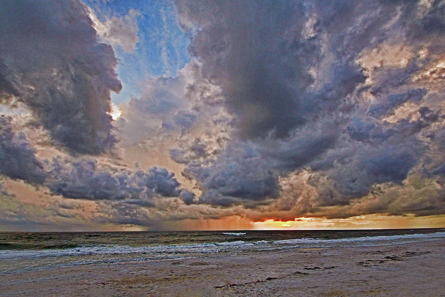 Sunset - Stormy Weather Photograph by HH Photography of Florida