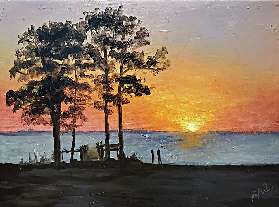 Sunset Summer  Painting by Art of Raman