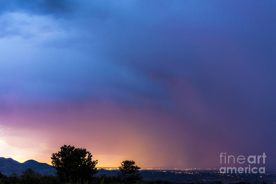 Sunset Summer Storm 1 Photograph by Steven Natanson