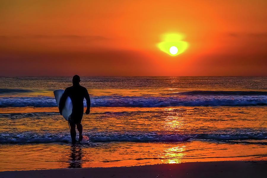 Sunset Surfer Photograph by Az Jackson