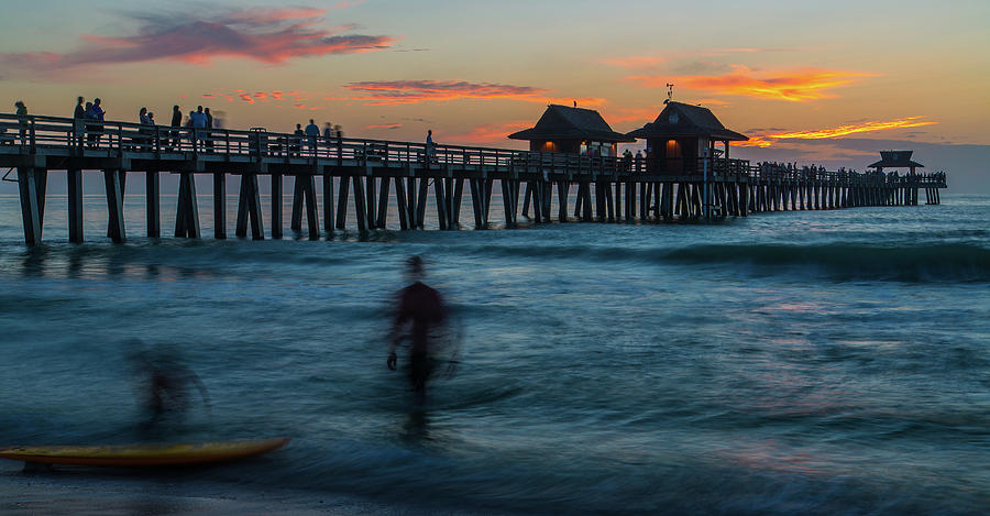Sunset Photograph - Sunset Surfer by Kent O Smith  JR