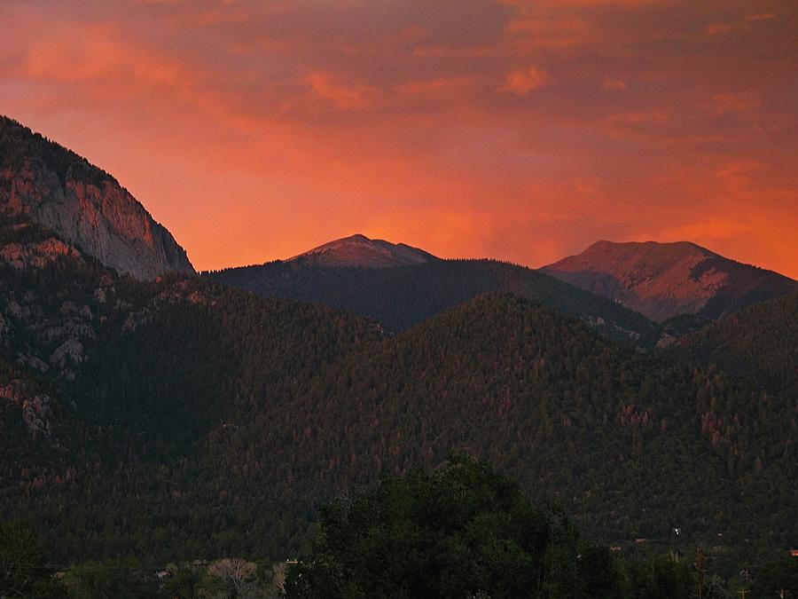 Sunset, Taos, New Mexico  Photograph by Steven Ralser
