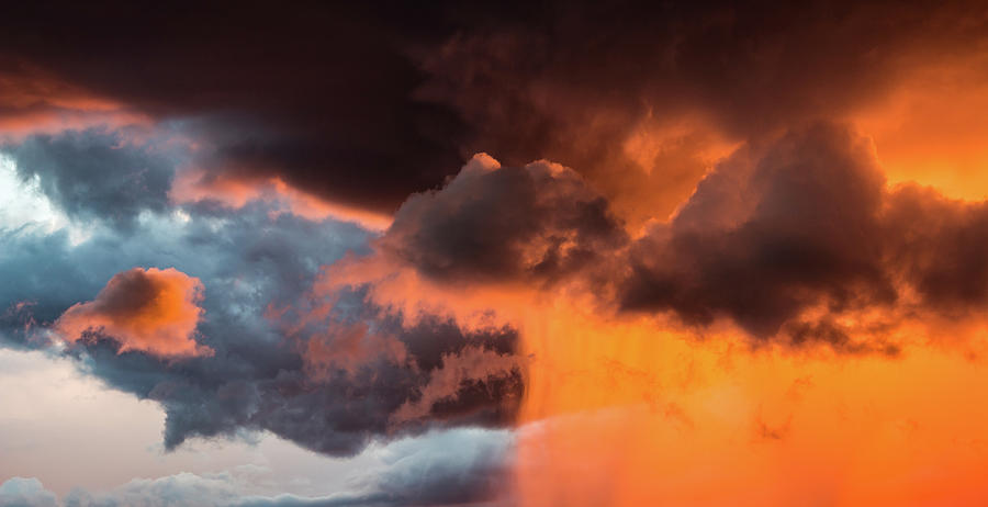 Sunset through heavy rain Photograph by Viktor Wallon-Hars