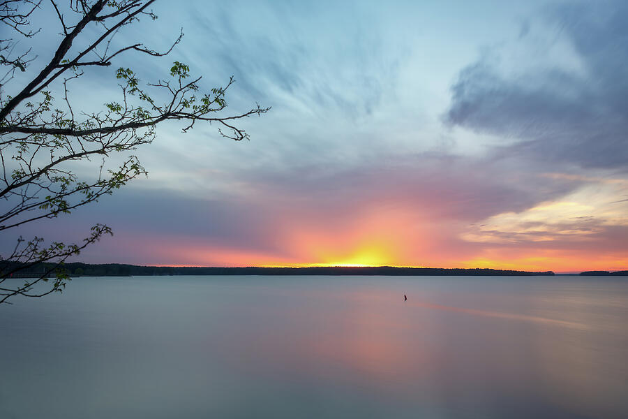 Sunset Photograph - Sunset - Thurmond Lake - Clarks Hill SC - 3 by John Kirkland