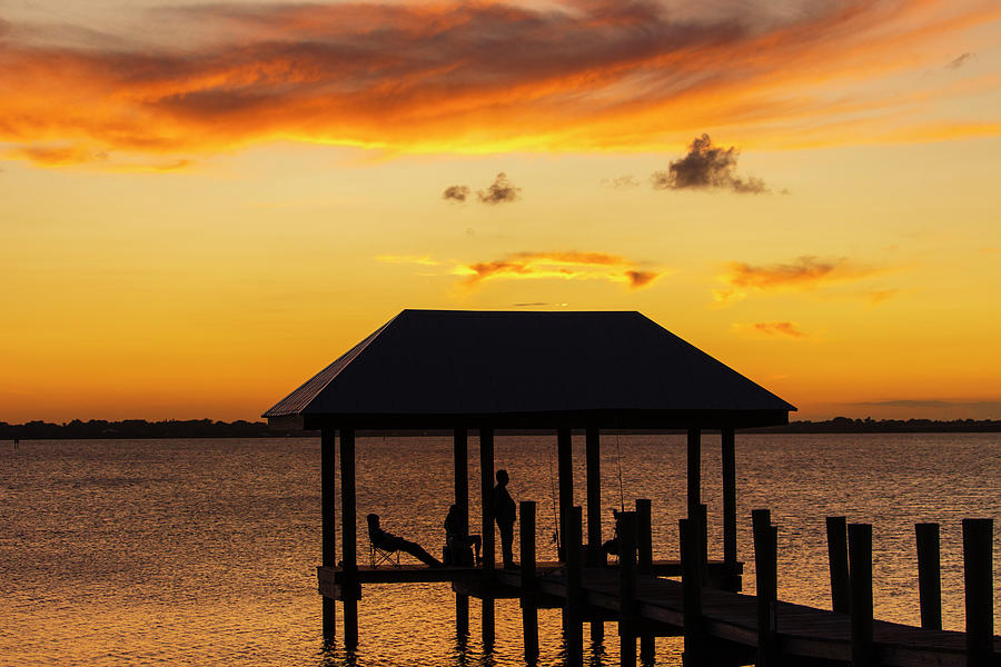Sunset Fishing Timeout Photograph by Blair Damson