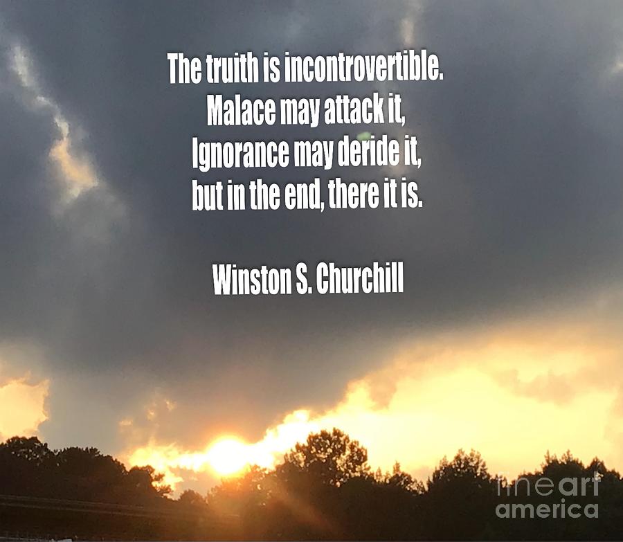Sunset Truth Photograph by Catherine Wilson