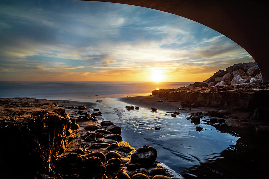 Sunset Tunnel Photograph by Larry Marshall