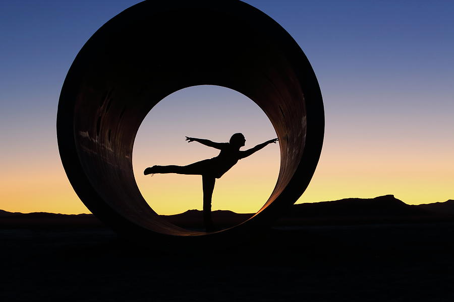Sunset Tunnel Pose Photograph by David Andersen