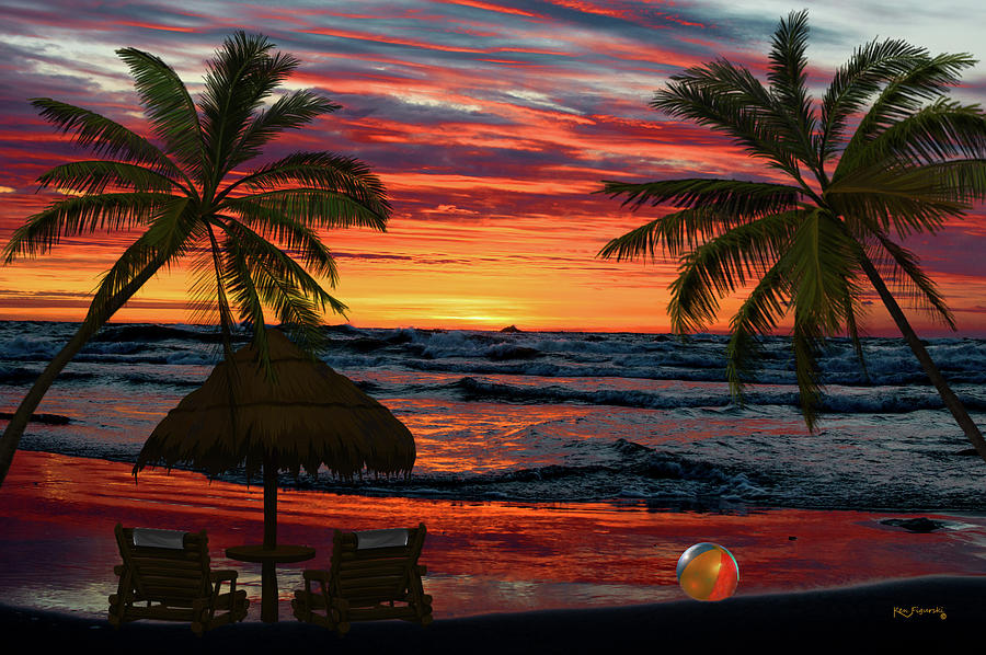 Sunset Vacation Photograph by Ken Figurski