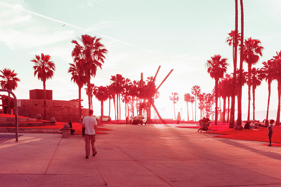 Sunset, Venice Beach, Los Angeles Photograph by Eugene Nikiforov