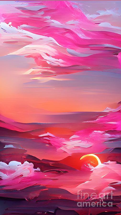Sunset Digital Art by Vixenfly Forbes