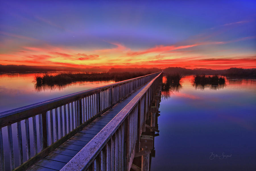 Sunset Walkway Photograph by Beth Sargent