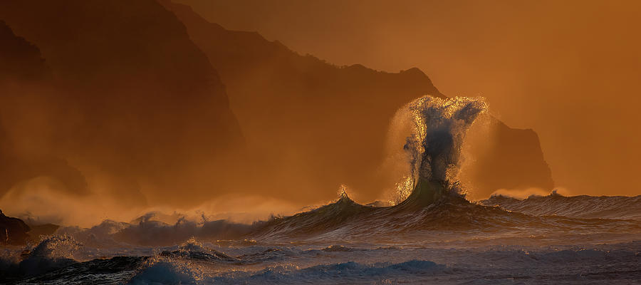Sunset Wave II Photograph by Doug Davidson
