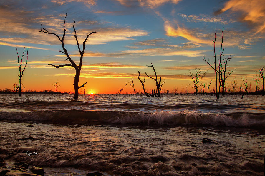 Sunset Waves Photograph by Crystal Socha