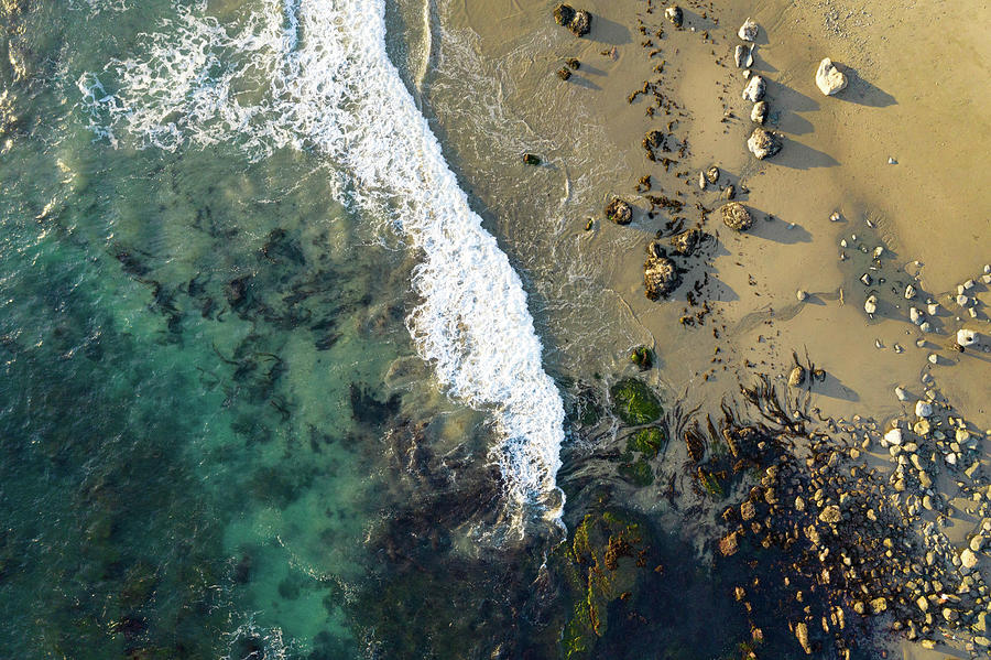 Sunset Waves in Dana Point Photograph by Diamond Block Studios - Pixels