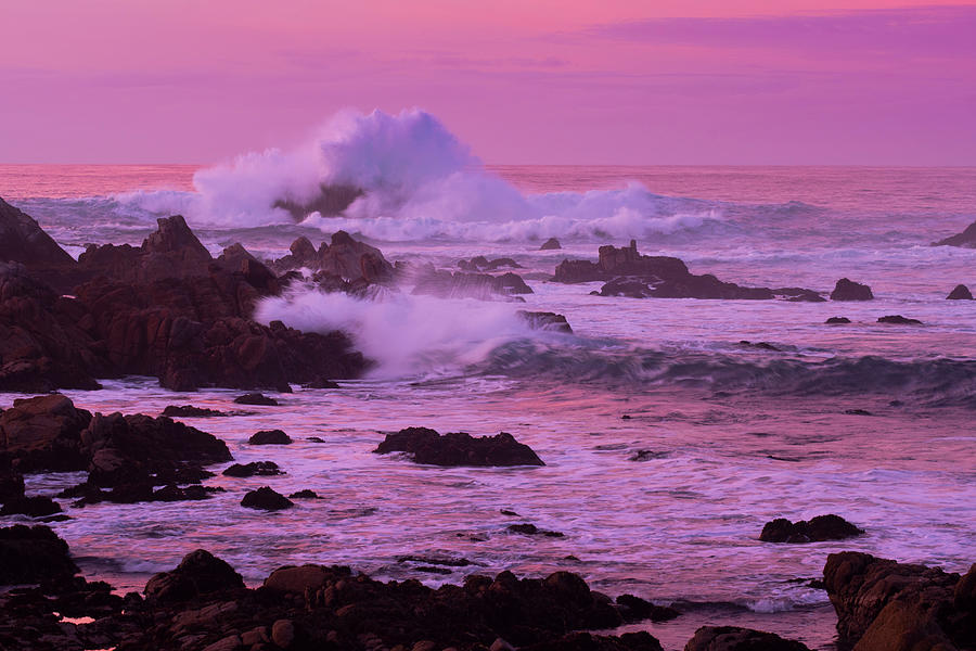 Sunset Waves Photograph by Paul Riedinger