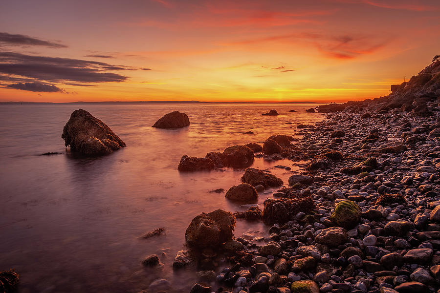 Sunset Photograph - Sunset - West Shore, Llandudno by Peter OReilly