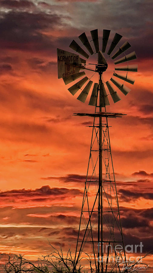 Sunset Windmill Photograph by Paul Drake - Fine Art America