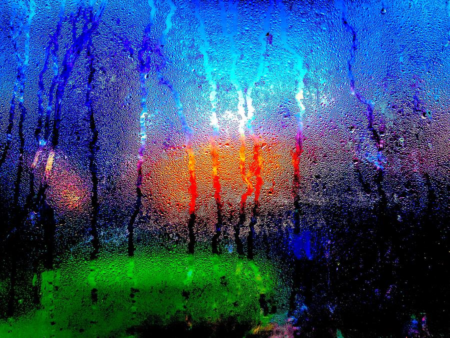 Sunset Window Abstract Photograph by Mo Barton