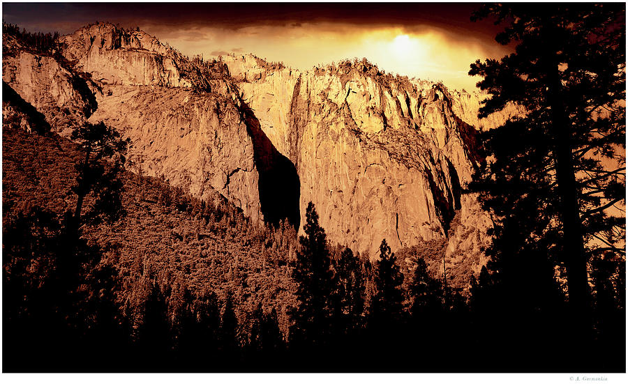 Sunset, Yosemite, California Photograph by A Macarthur Gurmankin