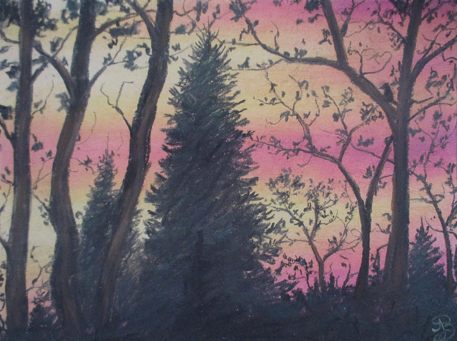 Sunsets Lament Painting by Jen Shearer