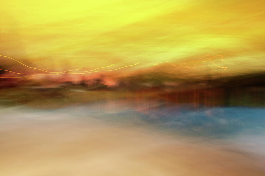 Nature Photograph - Sunsetting Abstract  by Catherine Lau