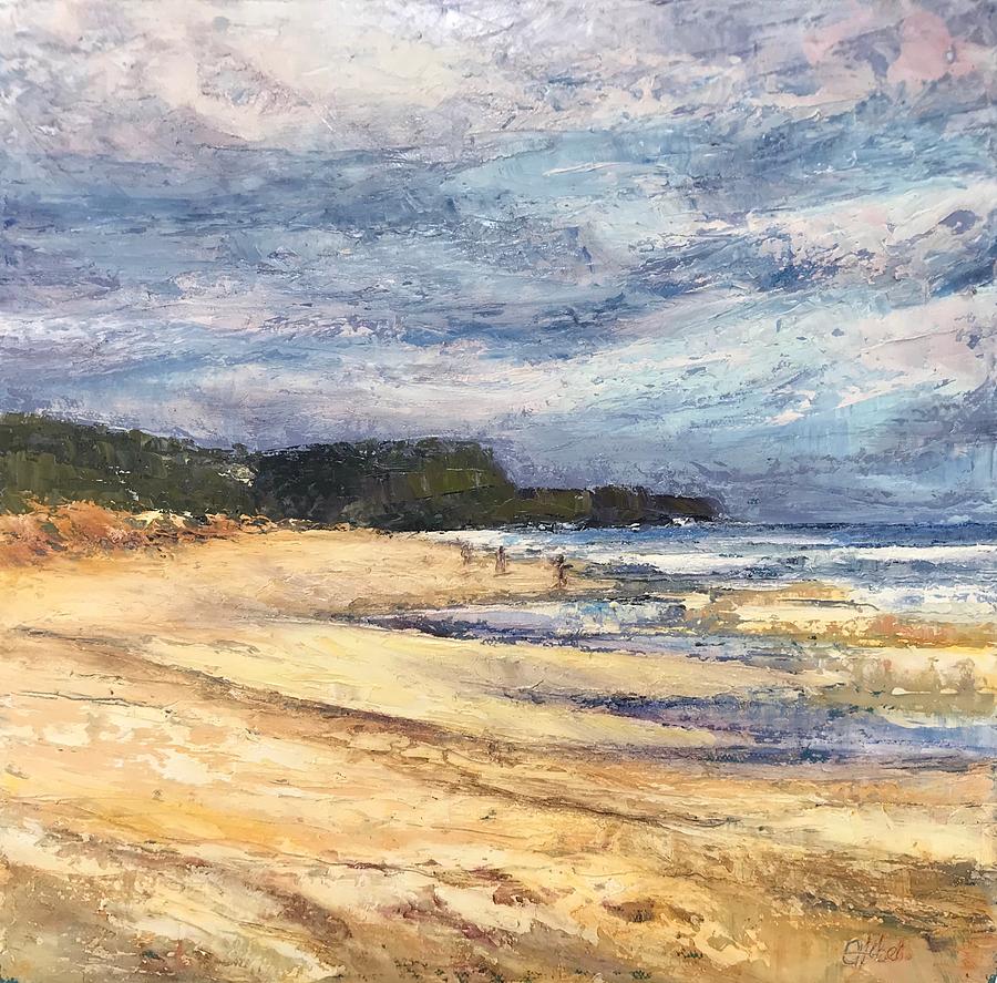 Sunshine Beach Painting by Chris Hobel