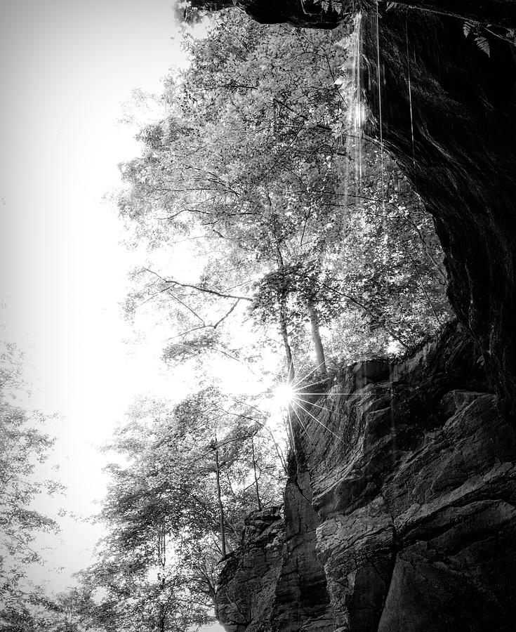 Sunshine Big Lyons Falls Mohican Park Photograph by Dan Sproul