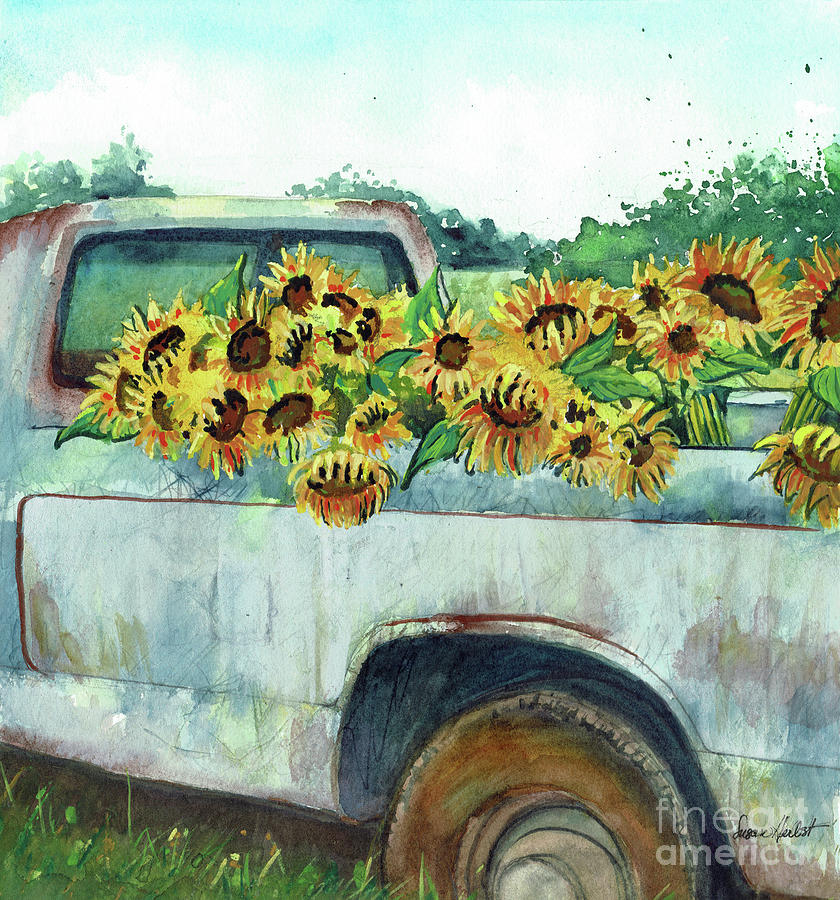 Sunshine Delivery Painting by Susan Herbst
