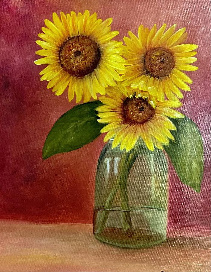Sunshine in a Jar Painting by Susan Dehlinger