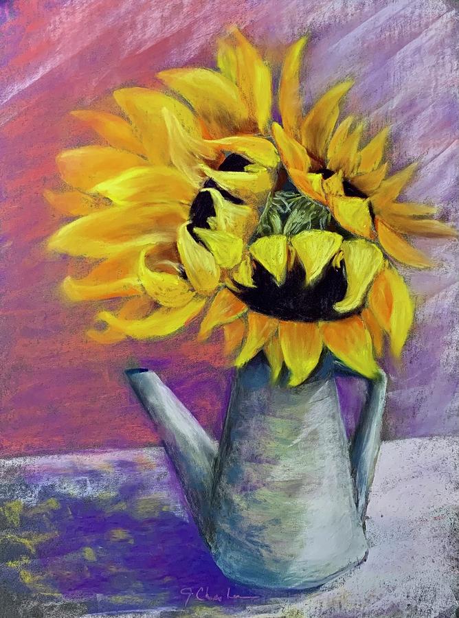 Sunshine in an Oil Can Painting by Jan Chesler
