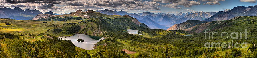 Sunshine Meadows Extended Panorama Photograph by Adam Jewell