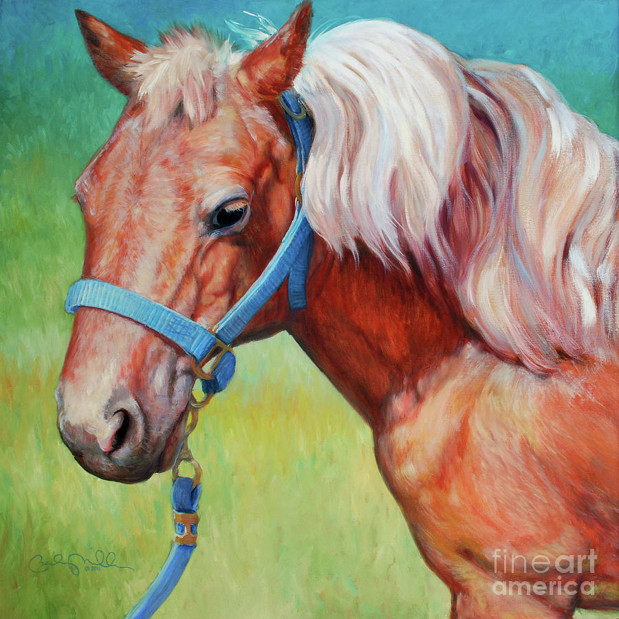 Sunshine Pony Painting by Becky Miller | Fine Art America