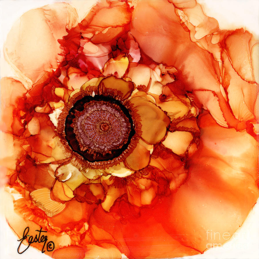 Sunshine Rose Painting by Daniela Easter