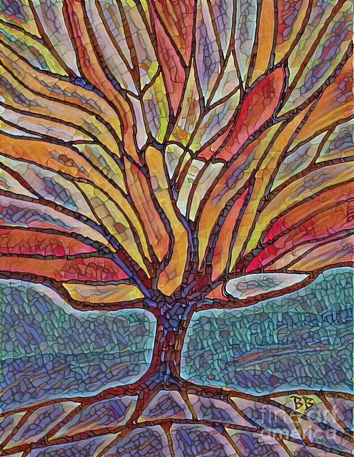 Sunshine Tree Digital Art by Bradley Boug