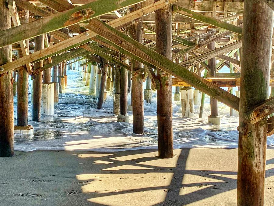 Sunshine Under The Cocoa Beach Pier Photograph by Anne Sands - Fine Art ...