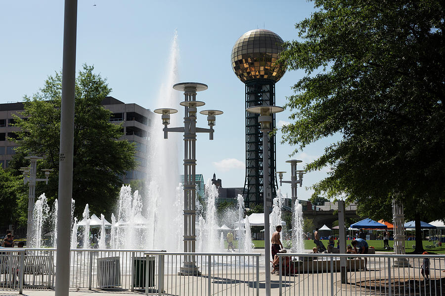 Sunsphere Fountains Photograph by Lori Rider - Fine Art America