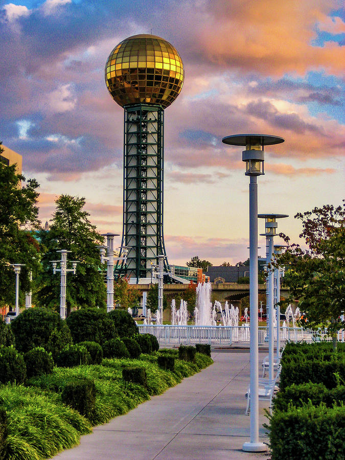 Sunsphere in Knoxville Photograph by James C Richardson
