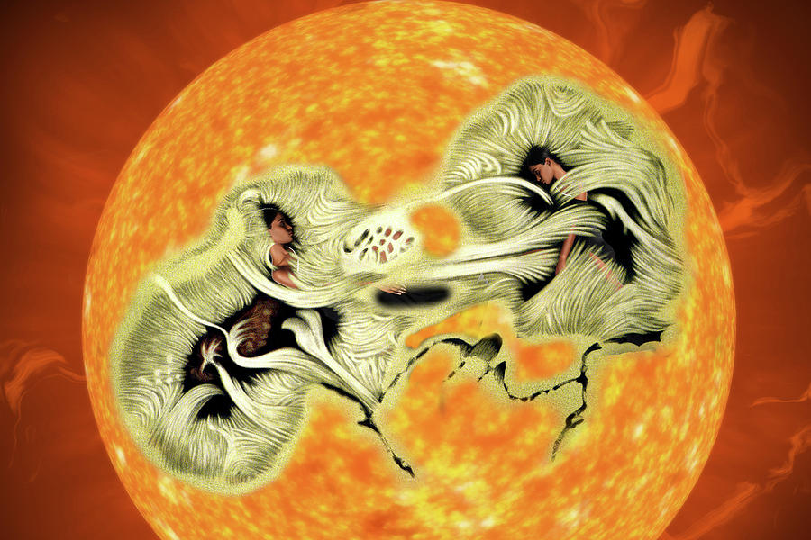 Sunspot Dancers Digital Art by Lisa Yount Sunspot Dancers Digital Art by Lisa Yount