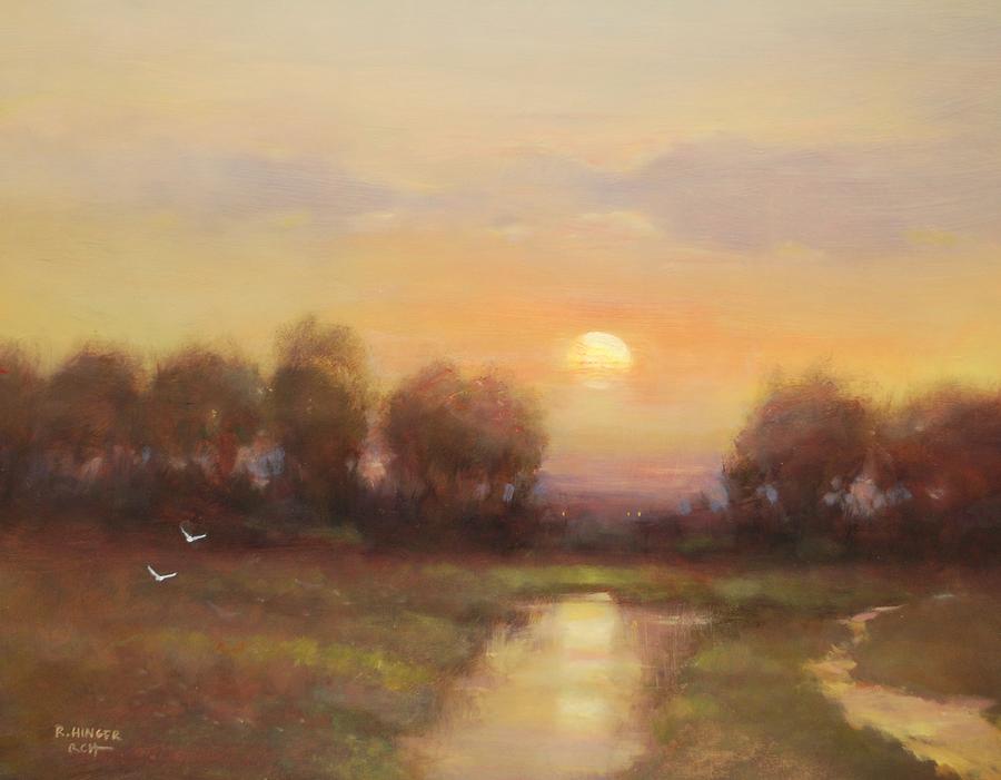 Sunup Painting by Richard Hinger
