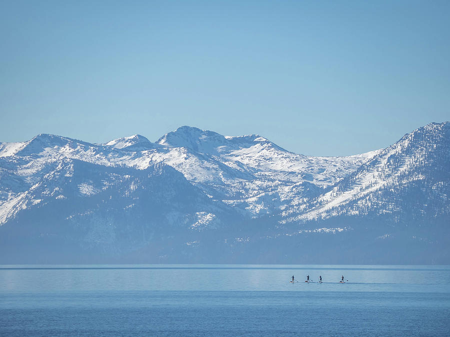 SUP on Lake Tahoe Photograph by Martin Gollery
