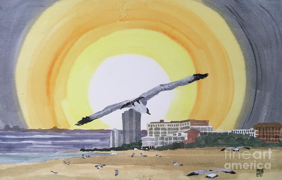 Super Bird Treasure Island Florida Painting by Mike King
