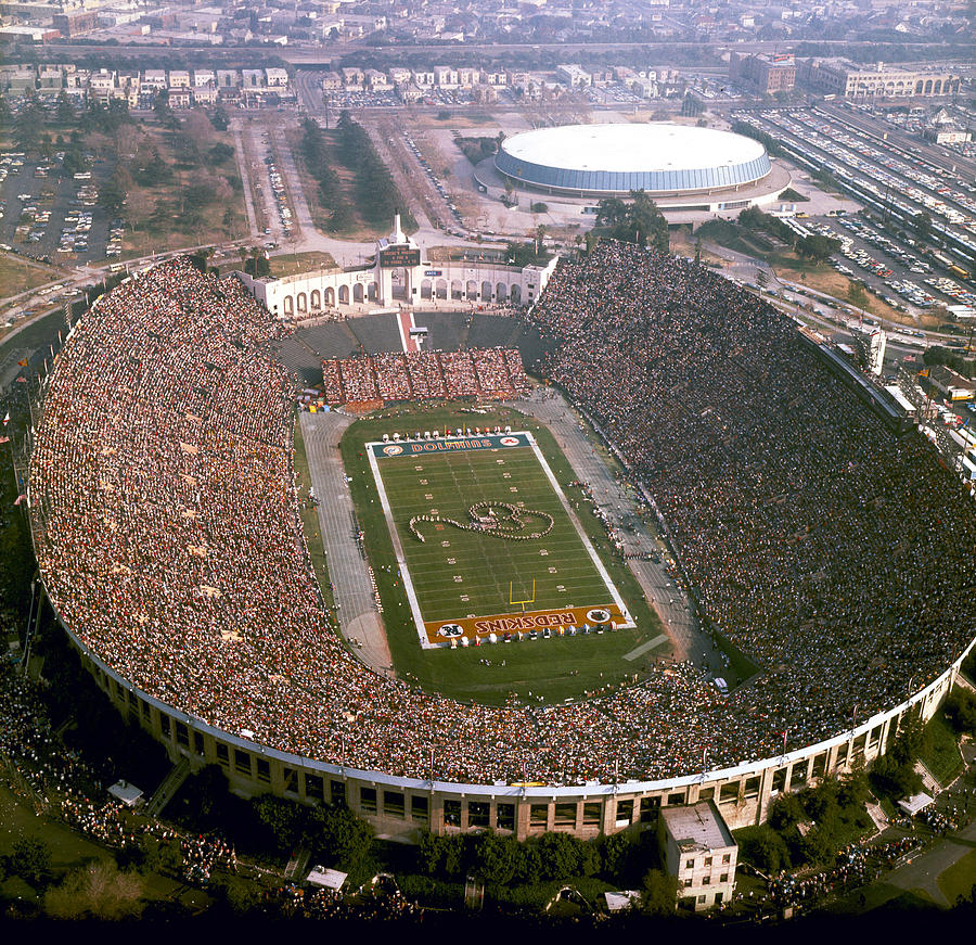 Super Bowl VII - Miami Dolphins vs Washington Redskins - January 14, 1973 Photograph by Vic Stein