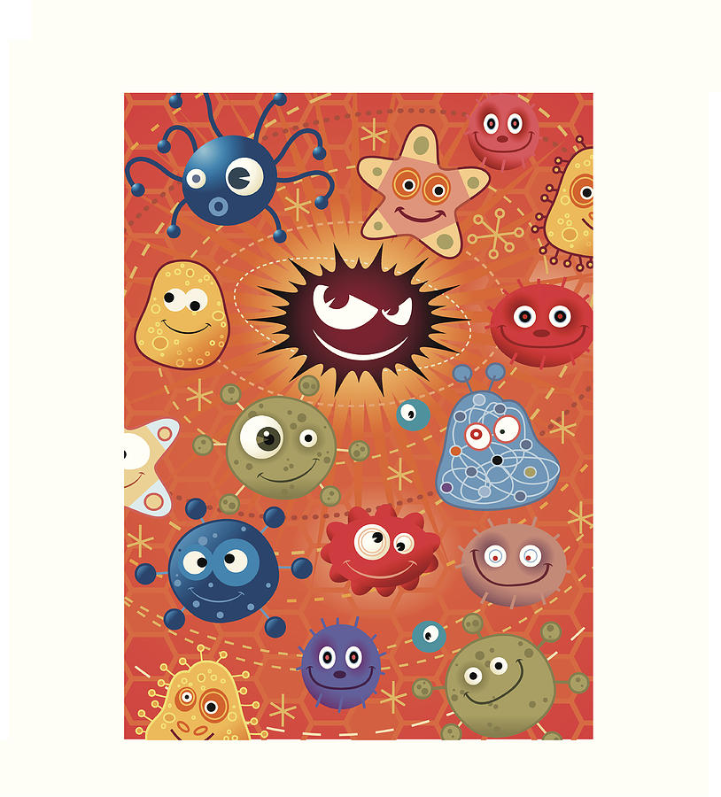 Super Cells and Bugs Drawing by RUSSELLTATEdotCOM